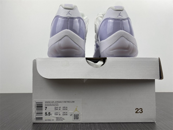 air jordan 11 retro low pure violet ah 7860-101