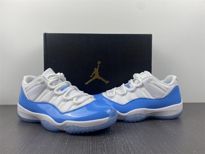 air jordan 11 low unc university blue 528895-106