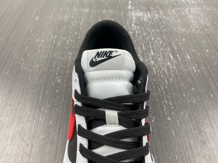 nike dunk low "white/black/red" fd9762-061