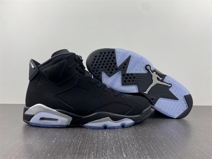 air jordan 6 metallic silver chrome dx2836-001