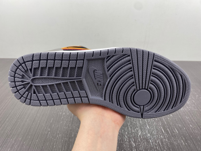 Air Jordan 1 Low Light Graphite Vivid Orange FN7308-008