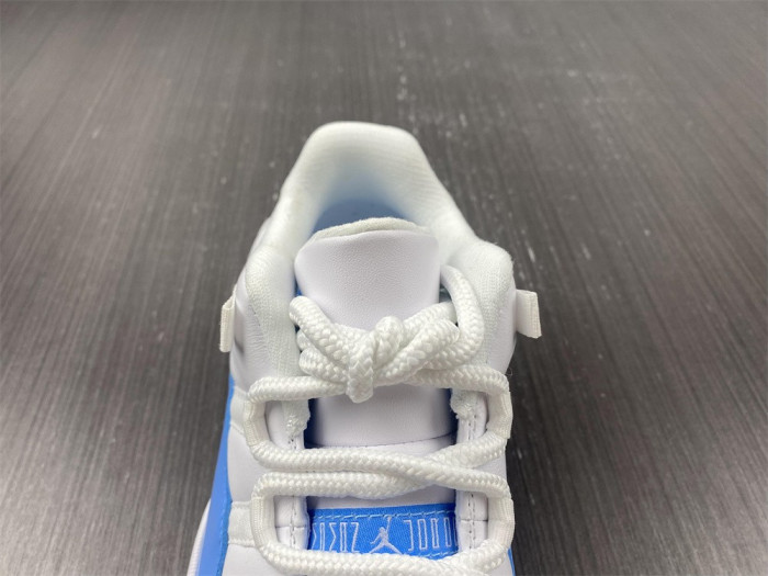 air jordan 11 low unc university blue 528895-106