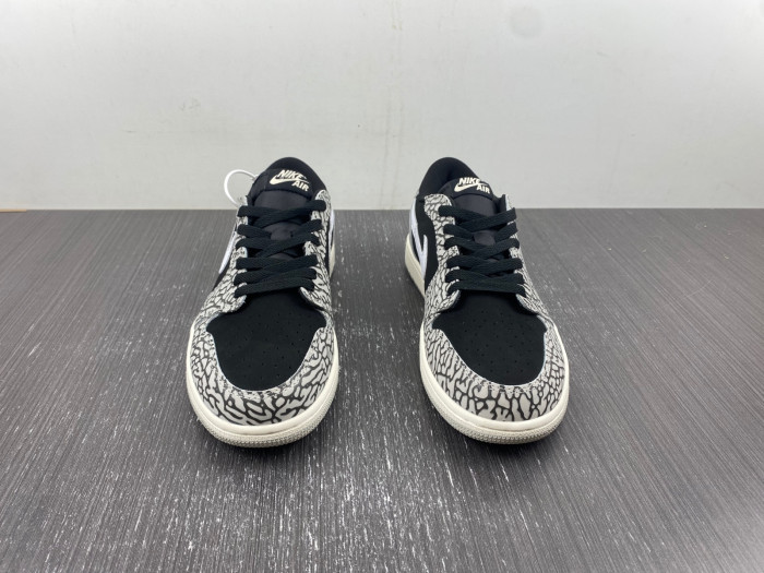 air jordan 1 low og "black cement" cz0790-001