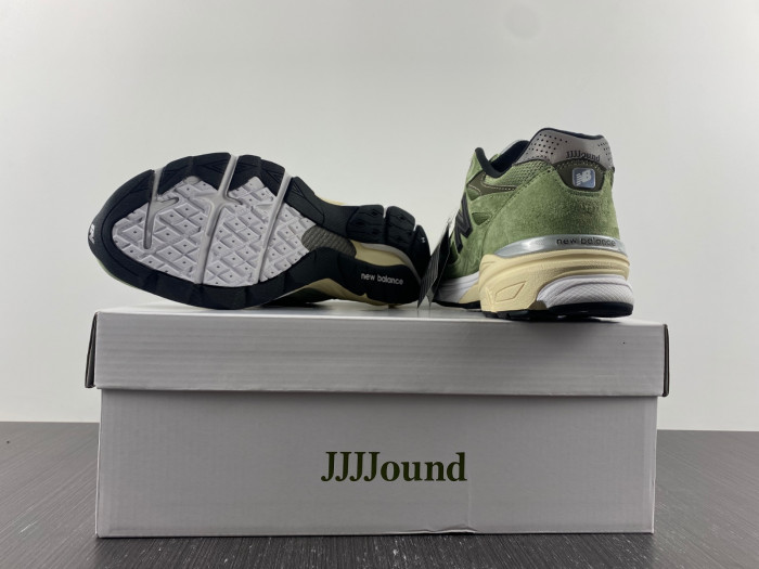 jjjjound x new balance 990v3 olive - m990jd3