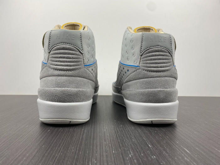 union x air jordan 2 "grey fog" dn3802-001