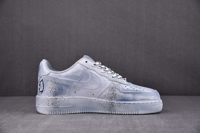 chrome hearts x nike air force 1 low 07 blue/black/white cw2288-111