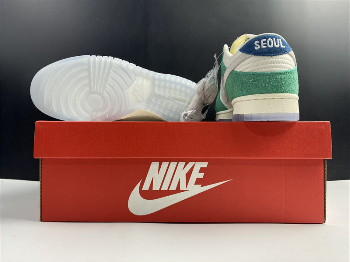 nike dunk low kasina neptune green - cz6501-101