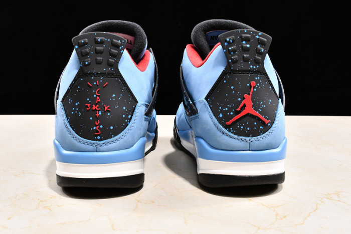 air jordan 4 retro "travis scott - cactus jack" - 308497 406