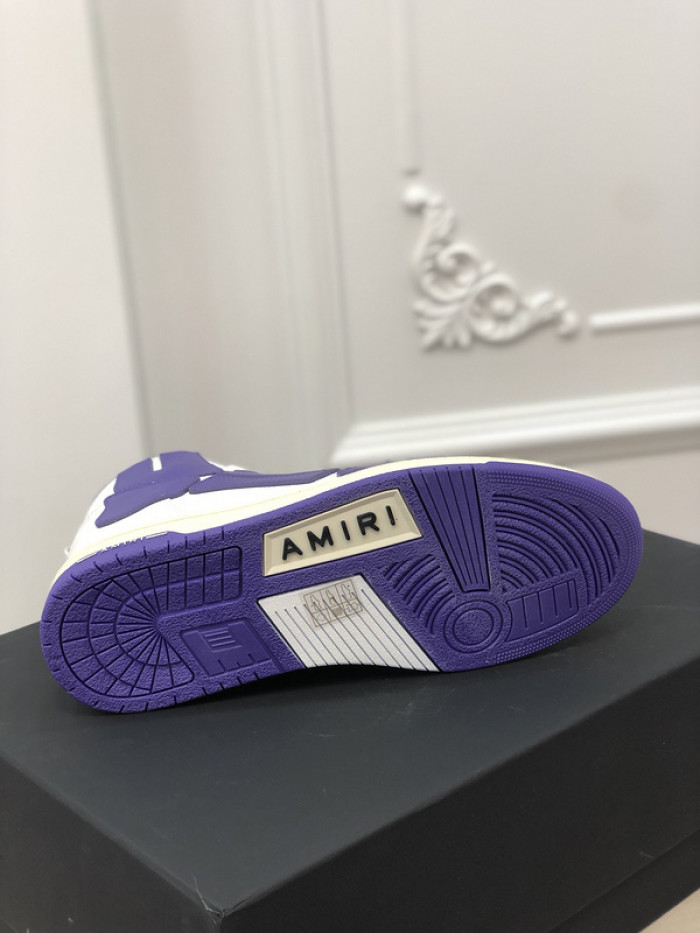 amiri* skel leather sneakers