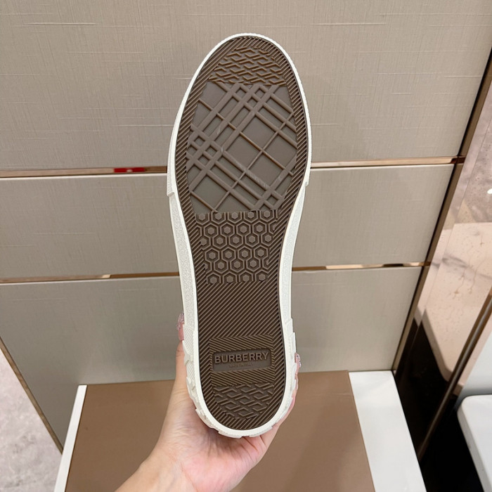 Bur*berry Vintage Check Cotton Sneakers