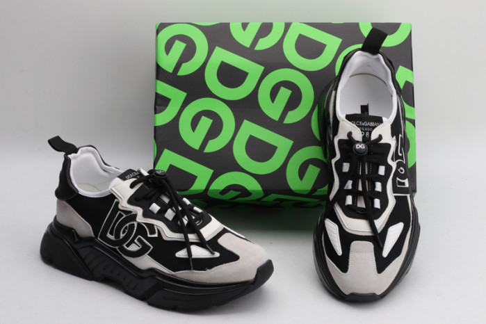 mixed-material daymaster sneakers