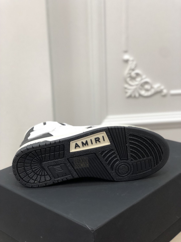 amiri* skel leather sneakers