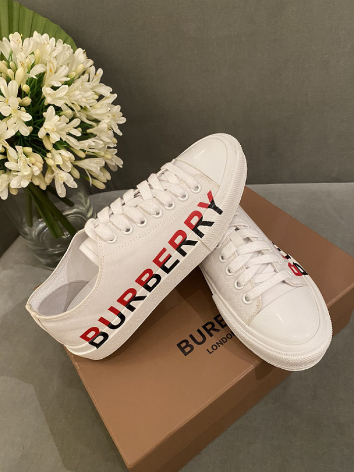 Bur*berry Vintage Check Cotton Sneakers
