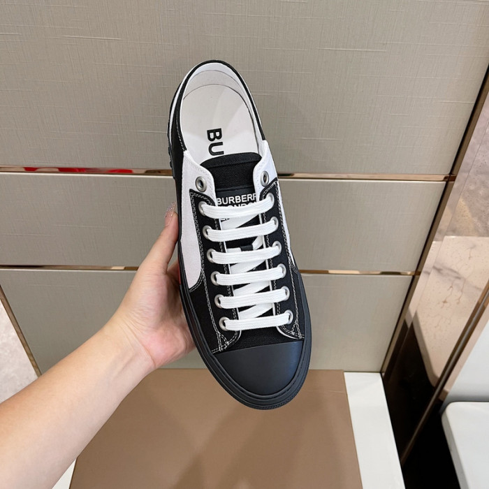 B**rry vintage check cotton sneakers