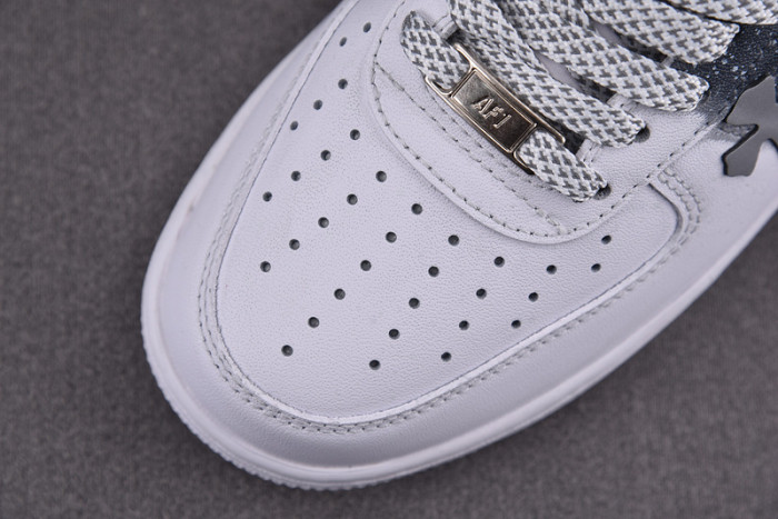 chrome hearts x nike air force 1 low 07 white/grey/black cw2288 111