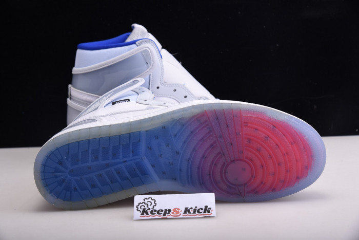 Air Jordan 1 Zoom White Racer Blue CK6637-104