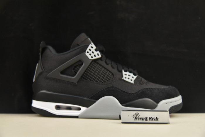 air jordan 4 "black canvas" dh7138-006