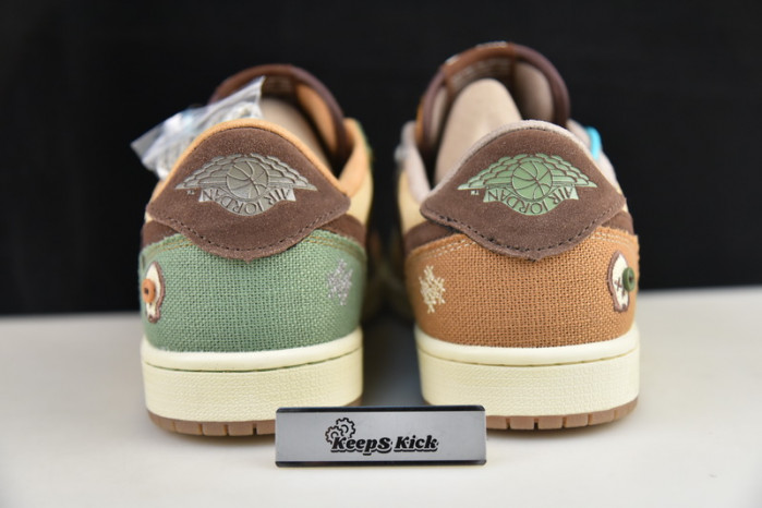 zion williamson x air jordan 1 low og “voodoo” dz7292-200