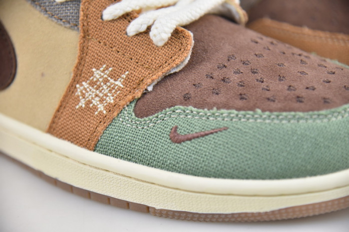 zion williamson x air jordan 1 low og “voodoo” dz7292-200