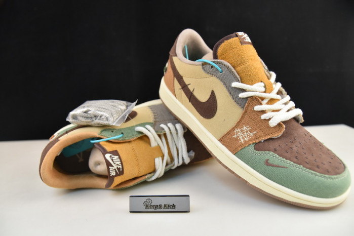 zion williamson x air jordan 1 low og “voodoo” dz7292-200