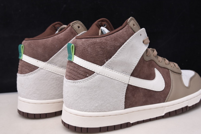 nike dunk high light chocolate dh5348-100