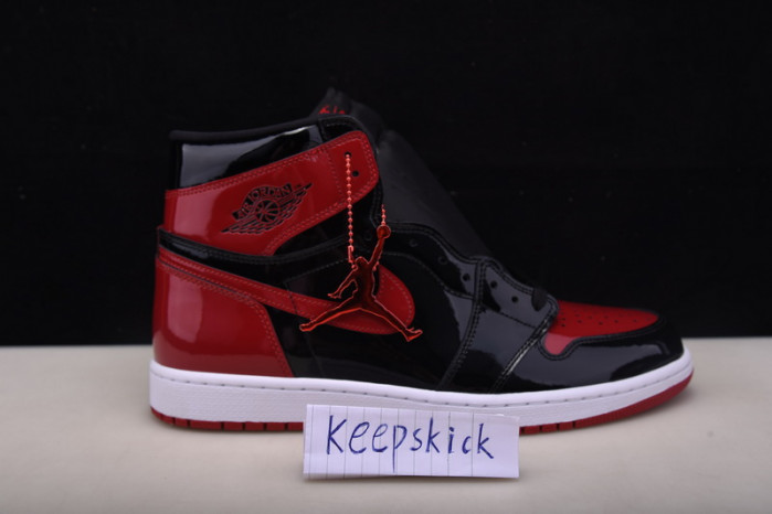 air jordan 1 bred patent leather 555088-063