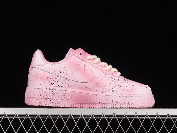 chrome hearts x nike air force 1 low 07 pink/pink/white dd8959-100